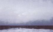 Caspar David Friedrich Monk by the Sea France oil painting artist